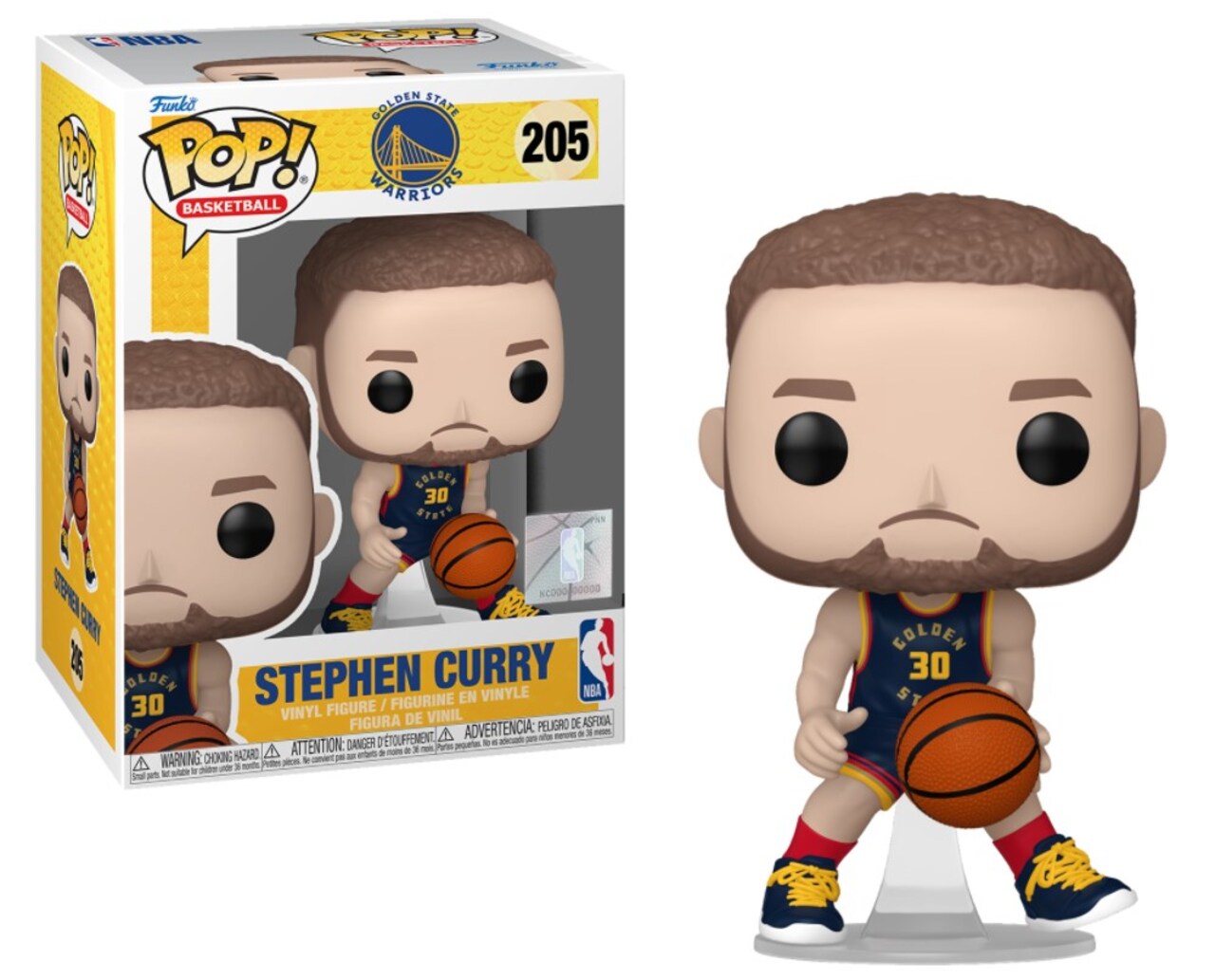Stephen Curry Golden State Warriors City Edition Jersey Funko Pop!